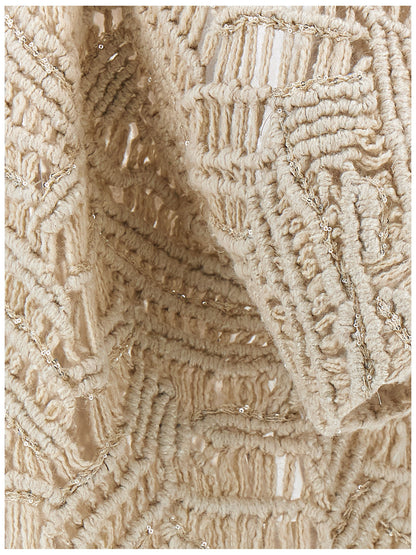 'OPERA Dazzling Macramé' cardigan Sweater, cardigans