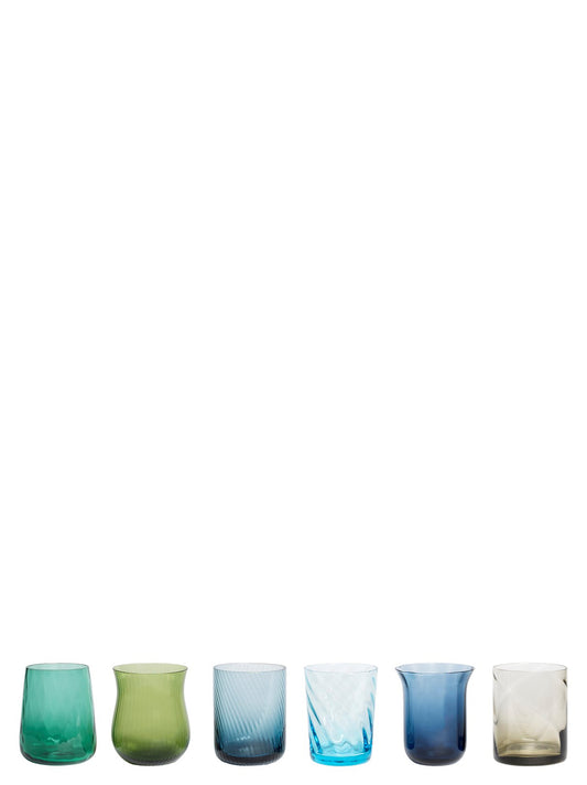 Set 6 Tumbler Glasses and bottles