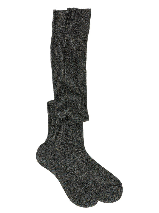 Lamé viscose socks Socks