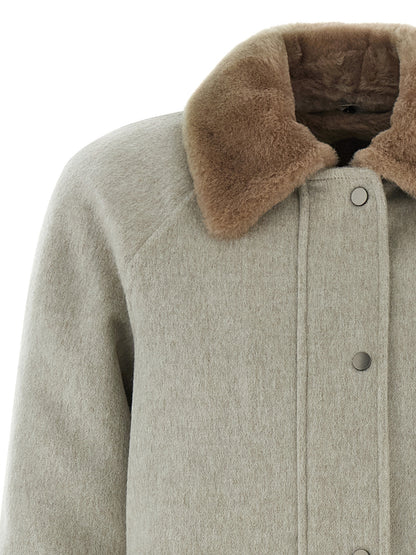 Sheepskin insert jacket Down jacket, Parka, Casual jackets