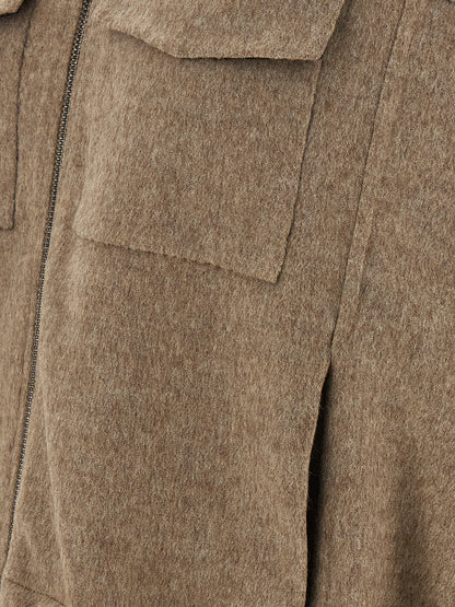 'Shiny Zipper Pull' vest Gilet
