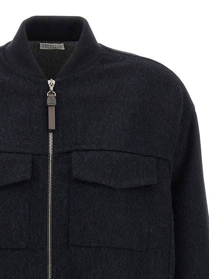 'Shiny Zipper Pull' bomber jacket Down jacket, Parka, Casual jackets