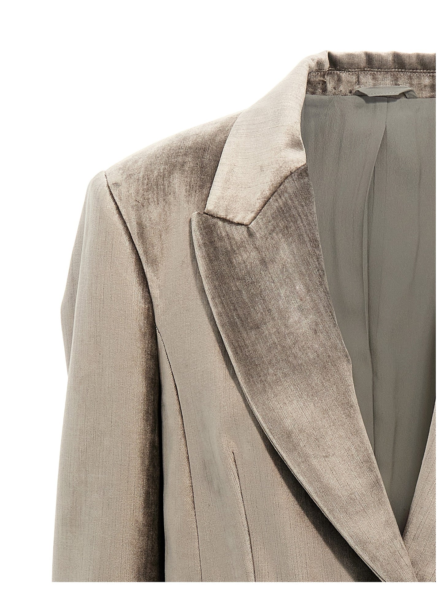 Single-breasted chenille blazer Blazer and Suits