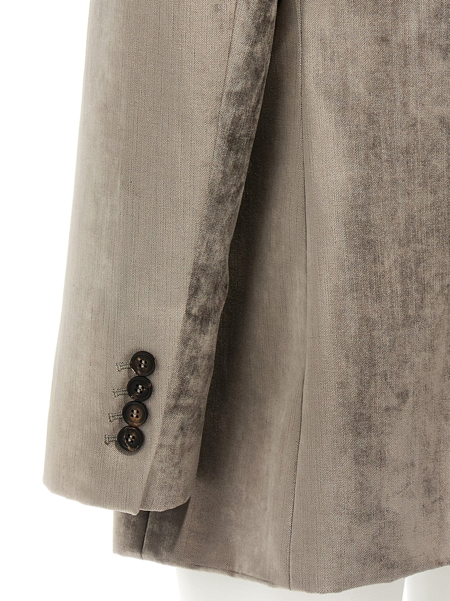 Single-breasted chenille blazer Blazer and Suits