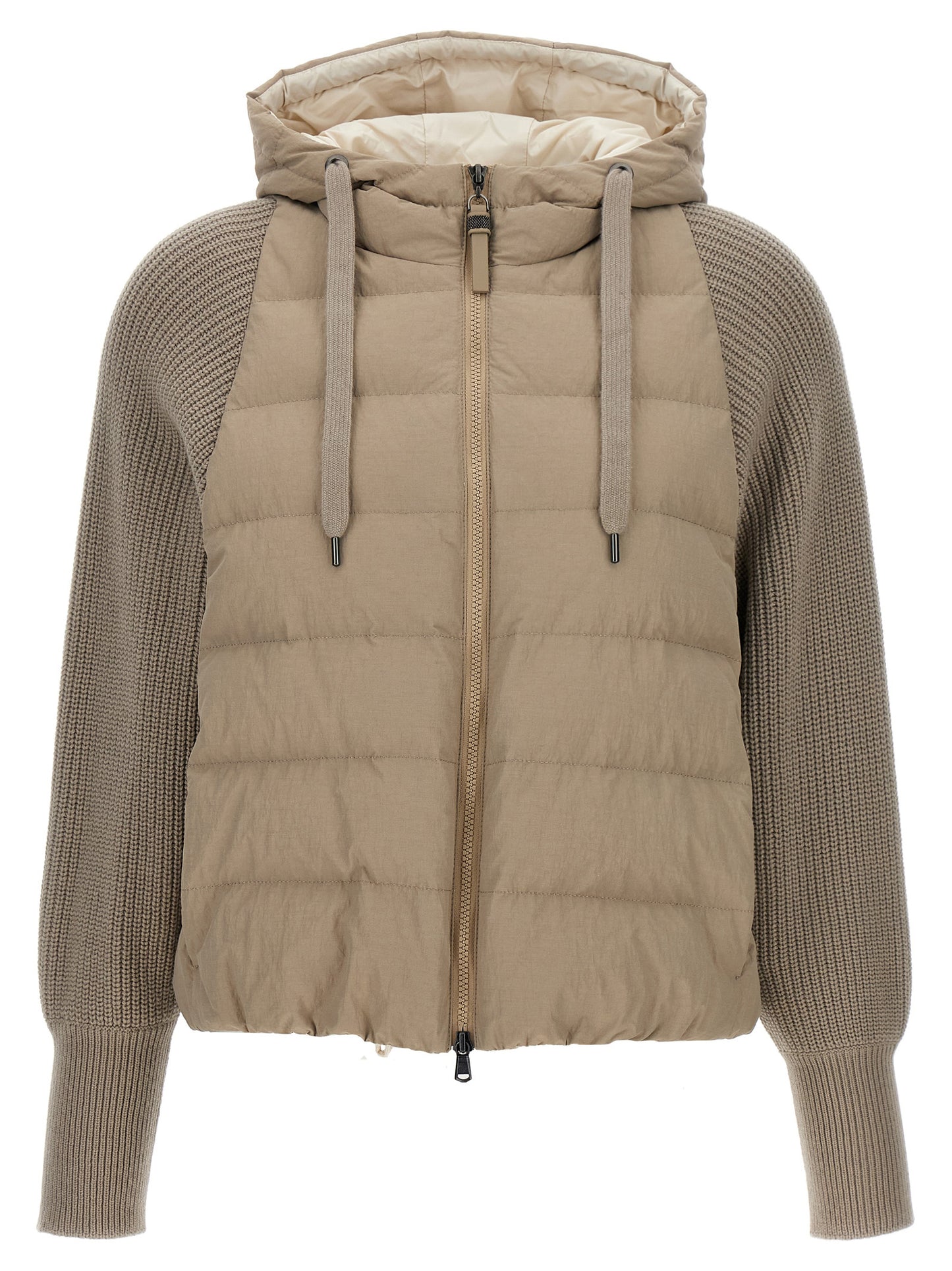 Two-material puffer jacket Casual jackets, parka