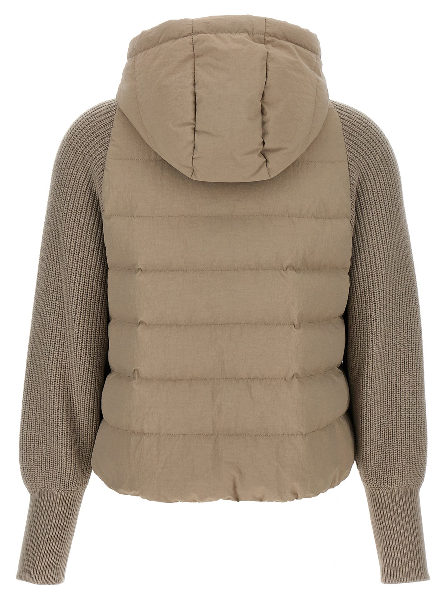 Two-material puffer jacket Casual jackets, parka
