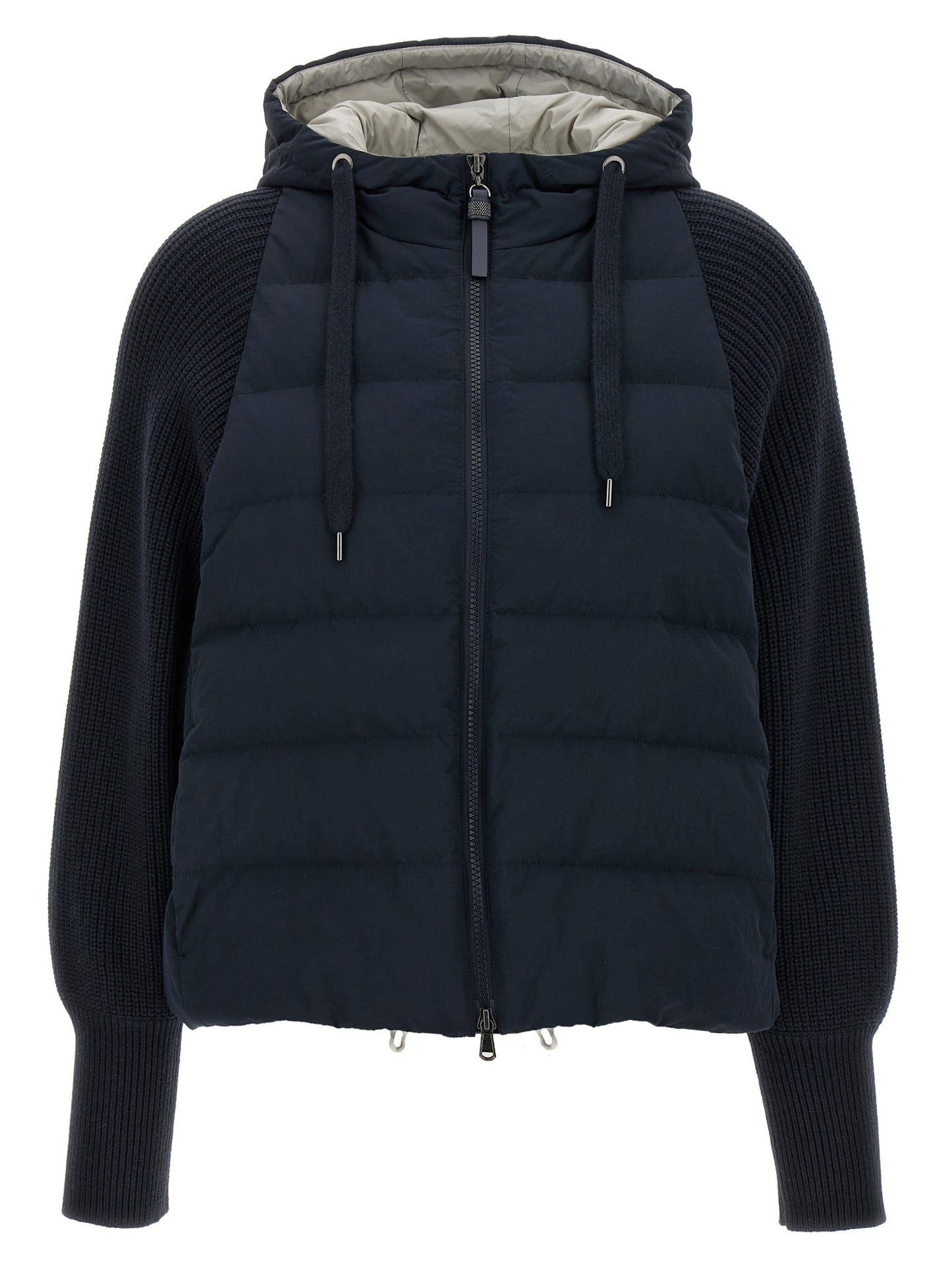 Two-material puffer jacket Casual jackets, parka