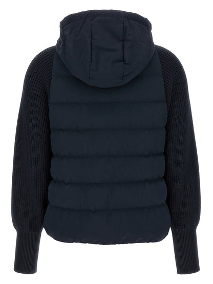 Two-material puffer jacket Casual jackets, parka