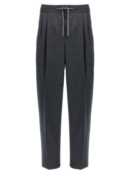 Front pleat pants Pants