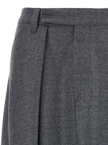 Asymmetrical wool skirt Skirts