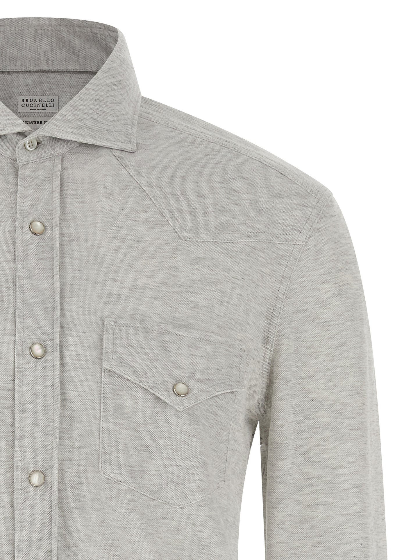 Piqué cotton shirt Shirt, blouse