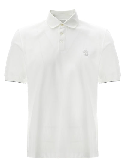 Logo piqué polo shirt Polo