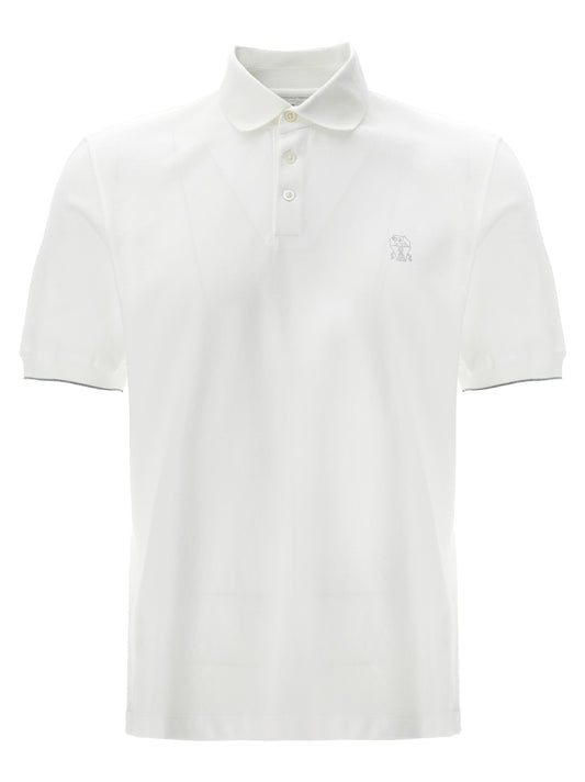 Logo piqué polo shirt Polo