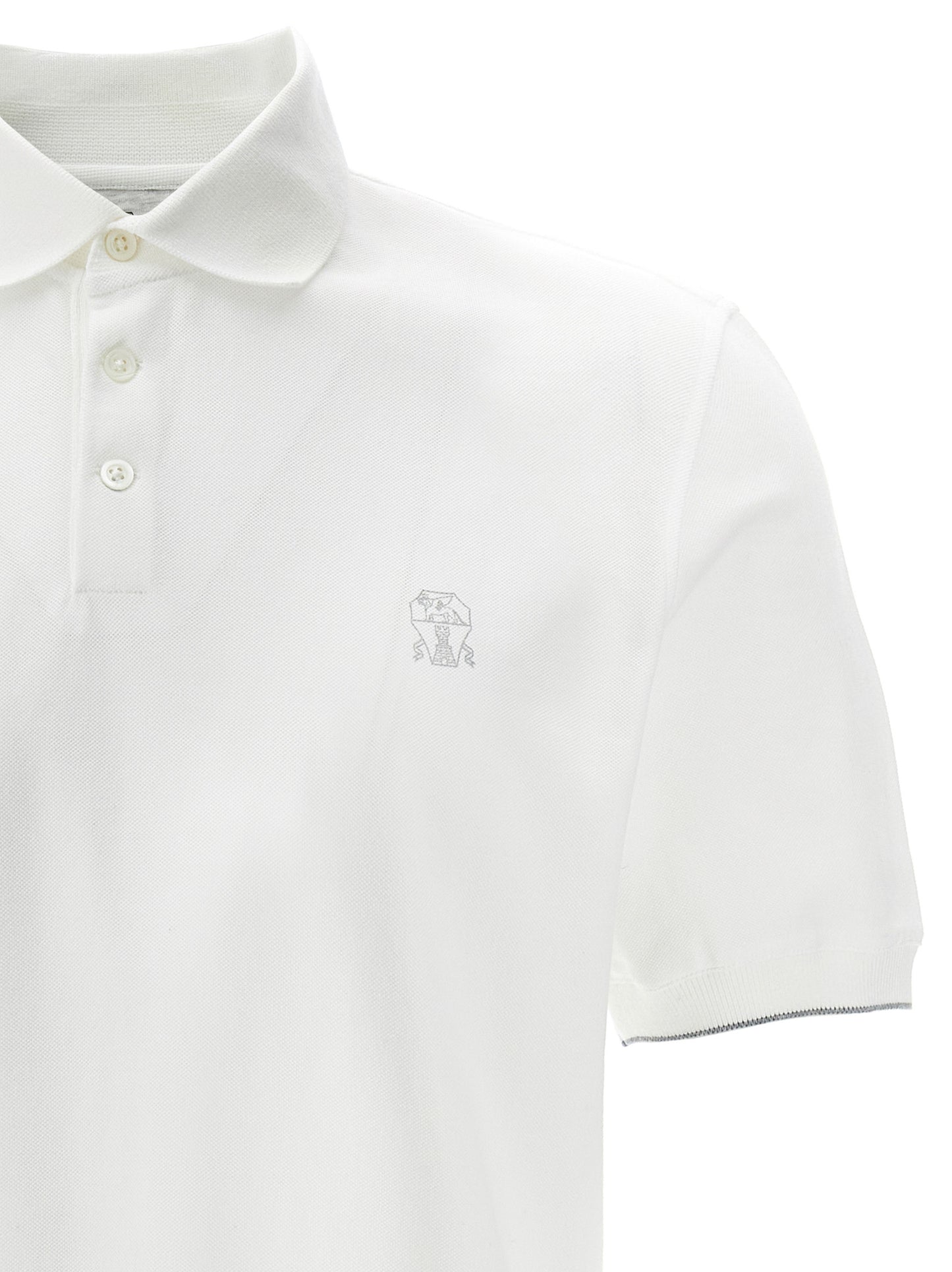 Logo piqué polo shirt Polo