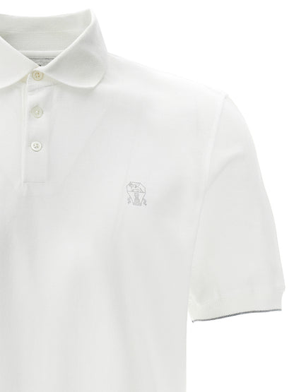 Logo piqué polo shirt Polo