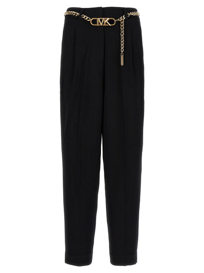 Chain belt pants Pants