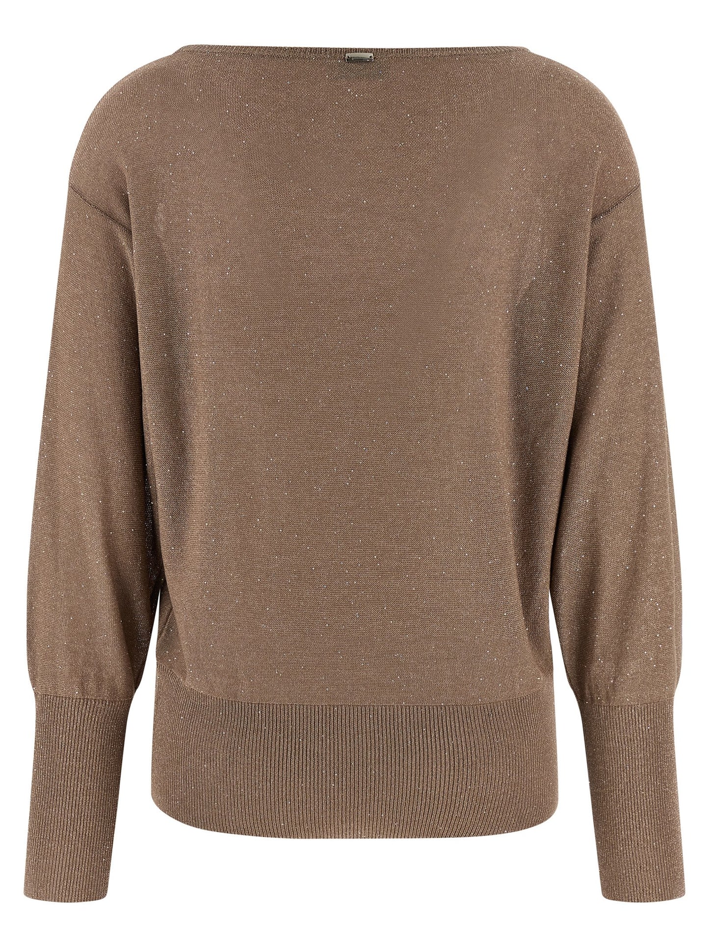 Lamé and sequin yarn sweater Sweater, cardigans