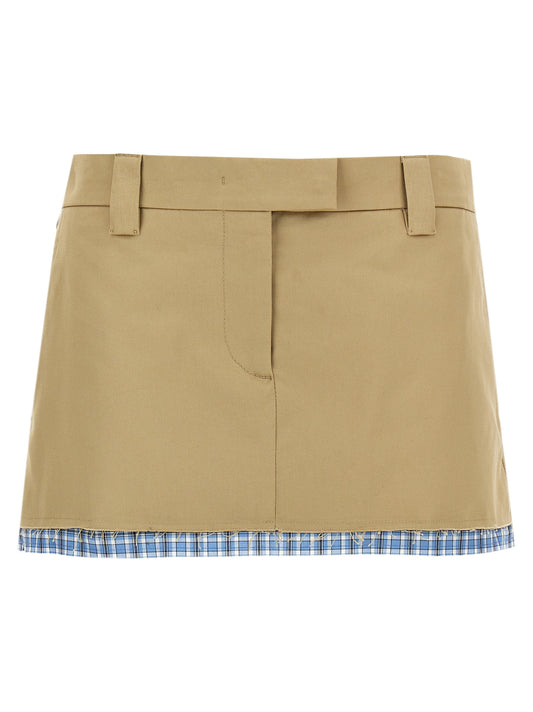 Layered mini skirt Skirts