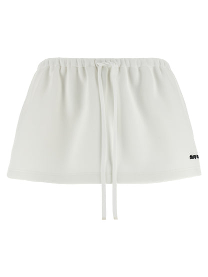 Logo embroidery skirt Skirts