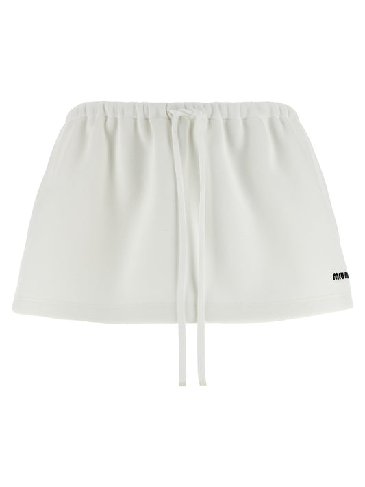 Logo embroidery skirt Skirts