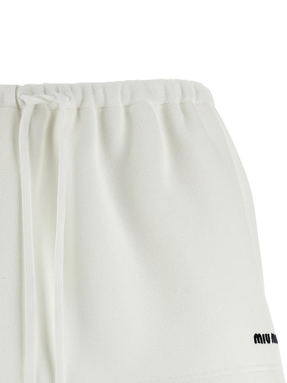 Logo embroidery skirt Skirts
