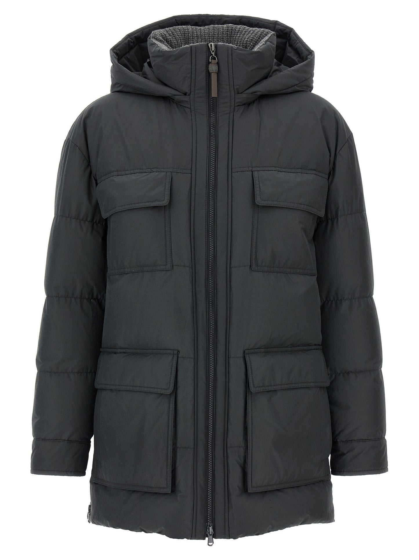 Knitted neck down jacket Down jacket, Parka, Casual jackets