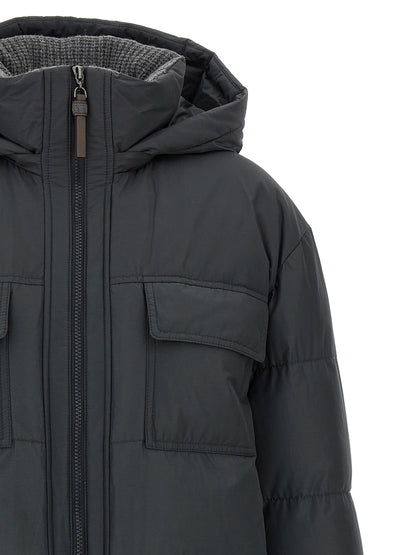 Knitted neck down jacket Down jacket, Parka, Casual jackets