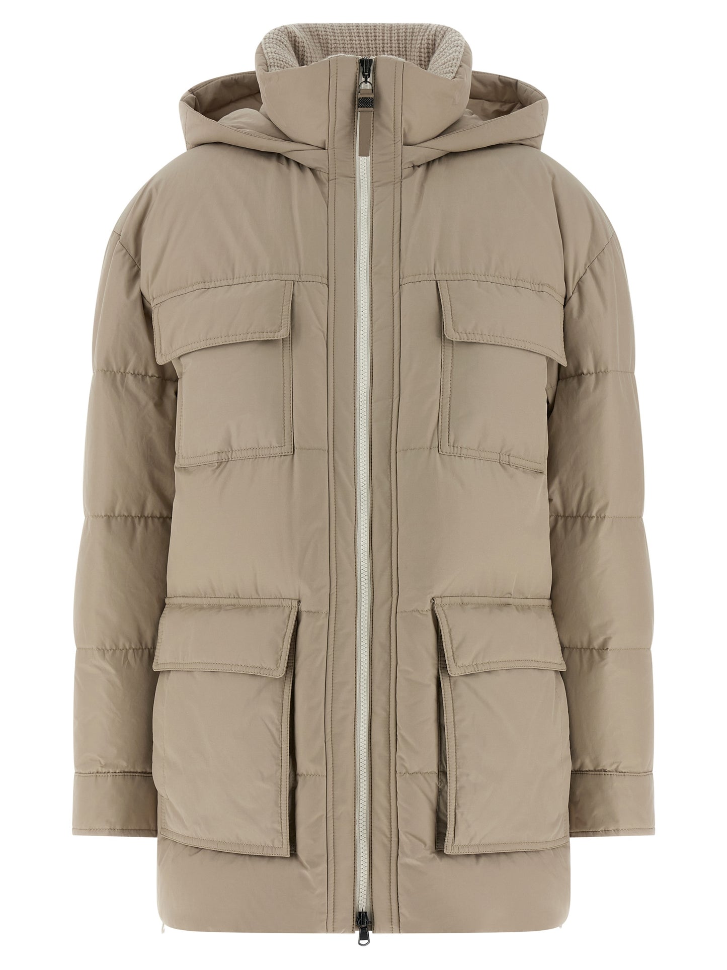 Knitted neck down jacket Down jacket, Parka, Casual jackets