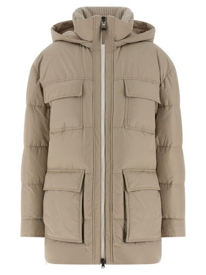 Knitted neck down jacket Down jacket, Parka, Casual jackets