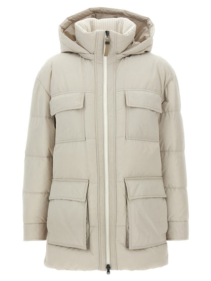 Knitted neck down jacket Down jacket, Parka, Casual jackets