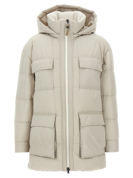 Knitted neck down jacket Down jacket, Parka, Casual jackets
