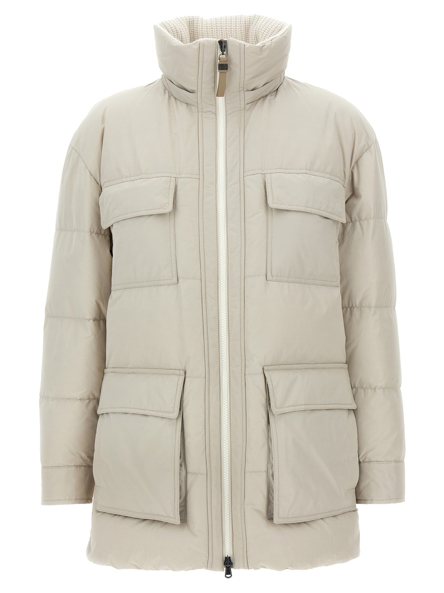 Knitted neck down jacket Down jacket, Parka, Casual jackets