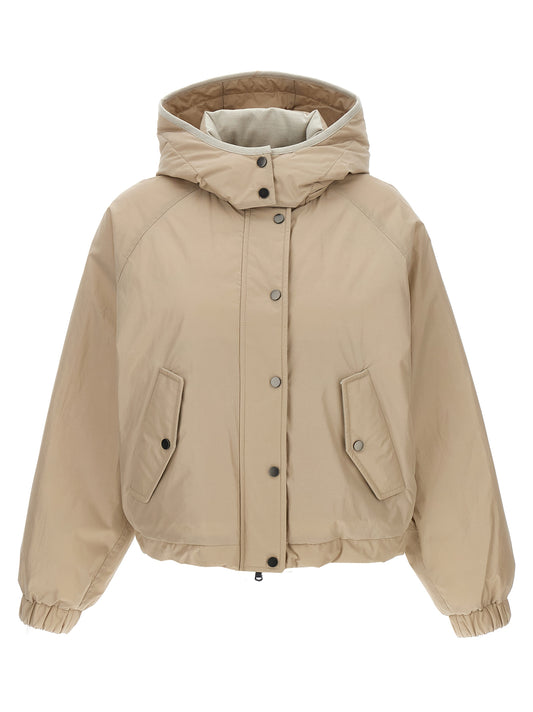 Cropped down jacket Casual jackets, parka