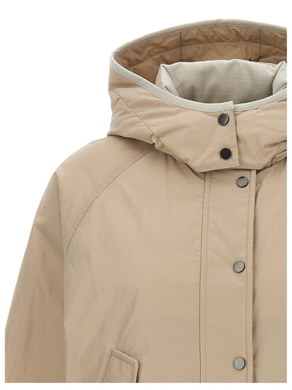 Cropped down jacket Casual jackets, parka