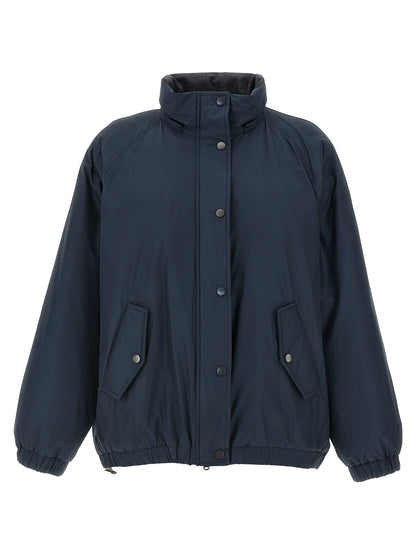 Knitted hooded down jacket Down jacket, Parka, Casual jackets