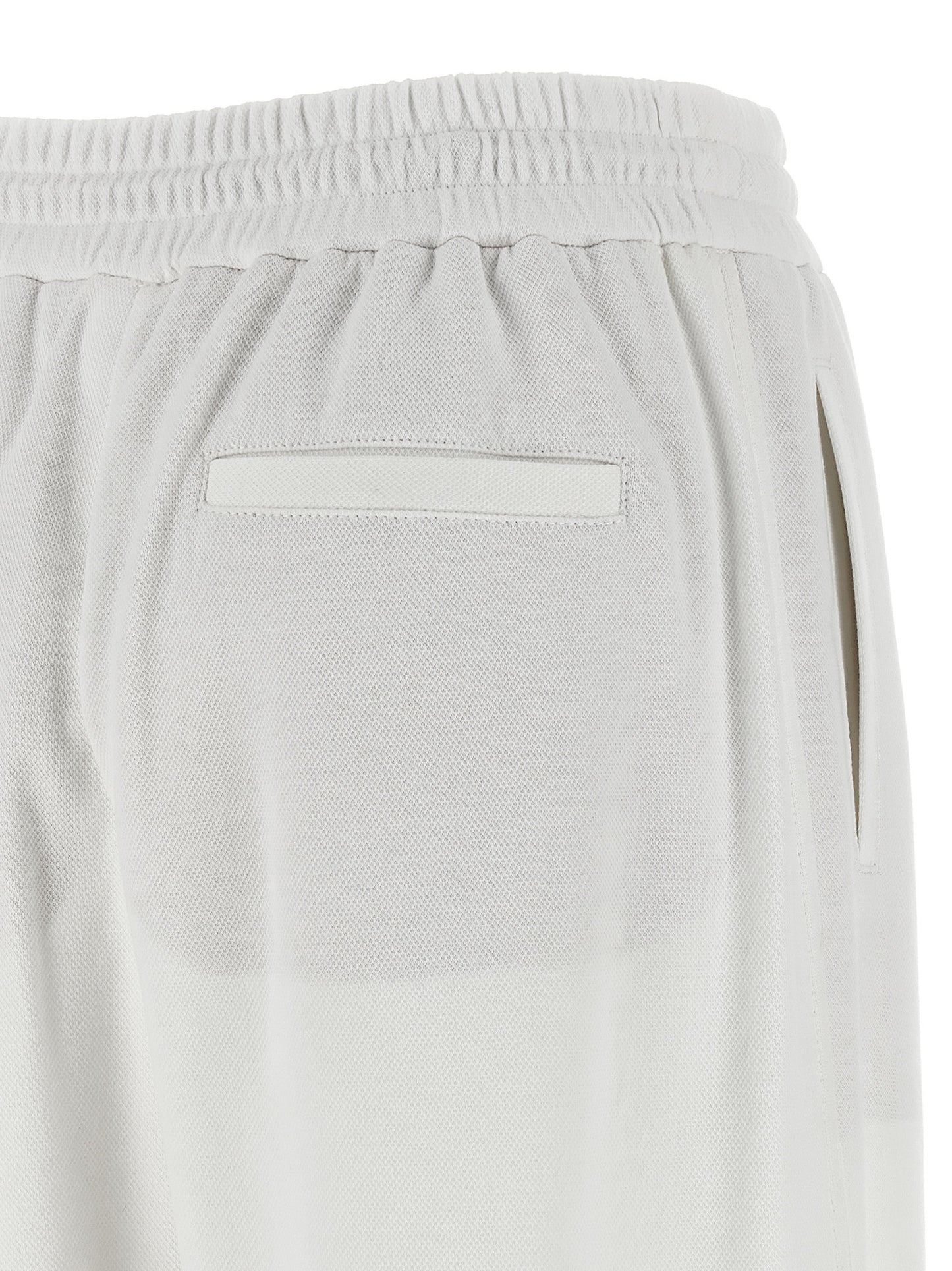 Piqué cotton joggers Pants