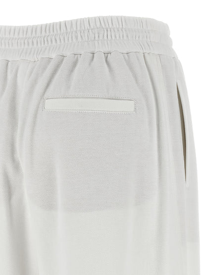 Piqué cotton joggers Pants