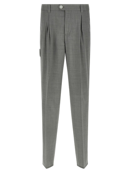 Mélange wool pants Pants
