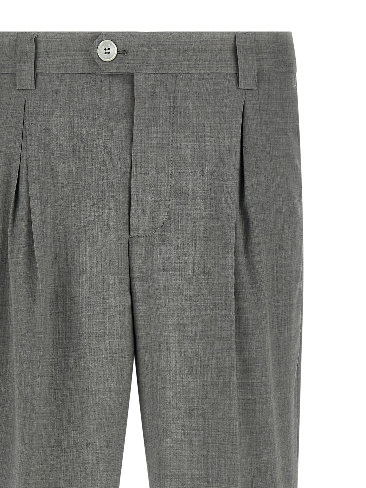 Mélange wool pants Pants