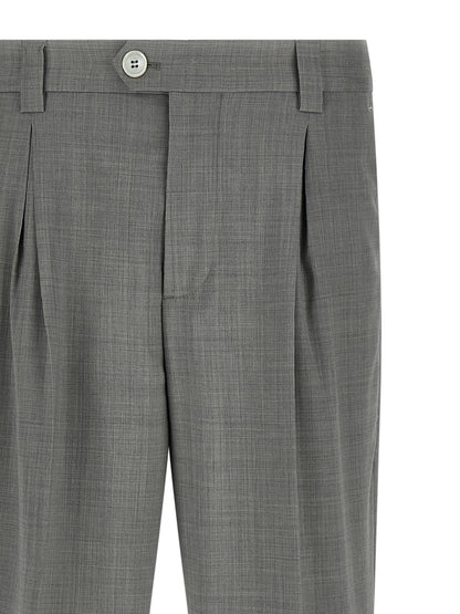 Mélange wool pants Pants