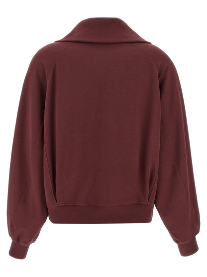 'Shiny Flap Detail' sweatshirt Sweatshirt