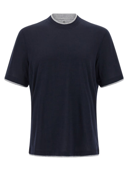 Double layer t-shirt T-shirt