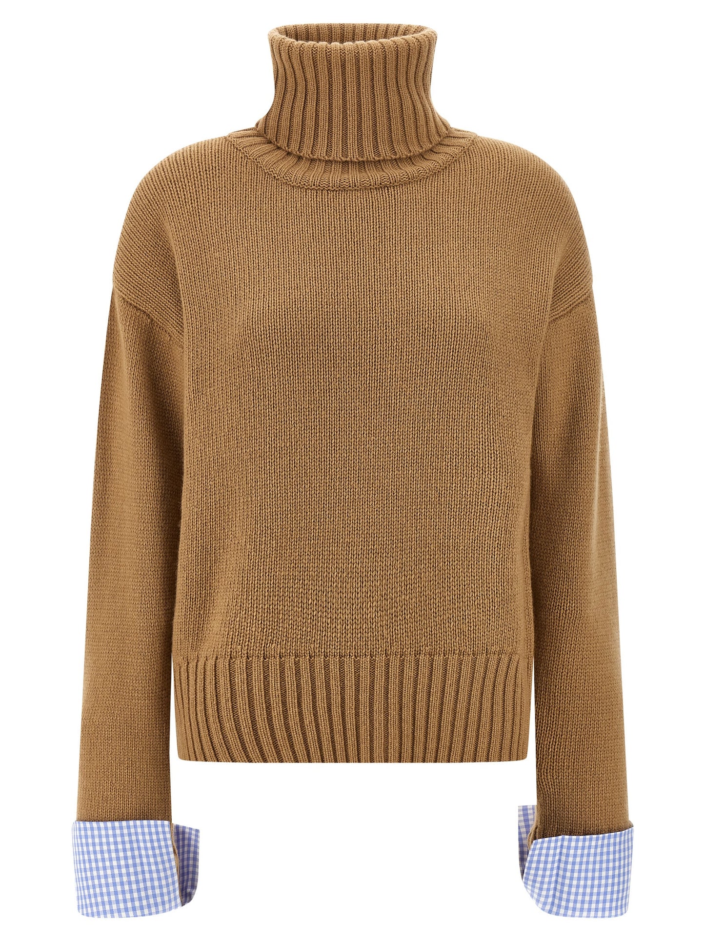 Vichy cuffs sweater Sweater, cardigans