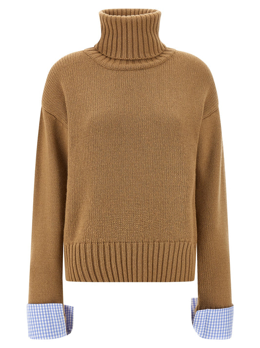 Vichy cuffs sweater Sweater, cardigans
