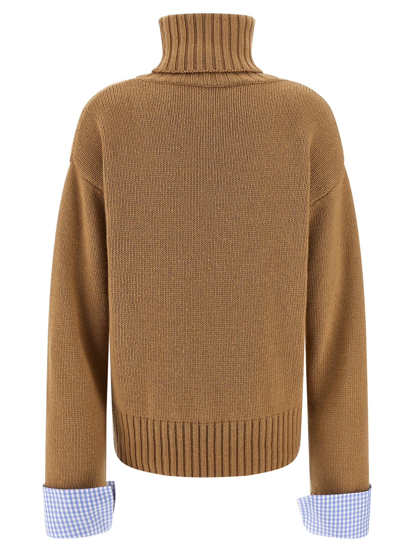 Vichy cuffs sweater Sweater, cardigans