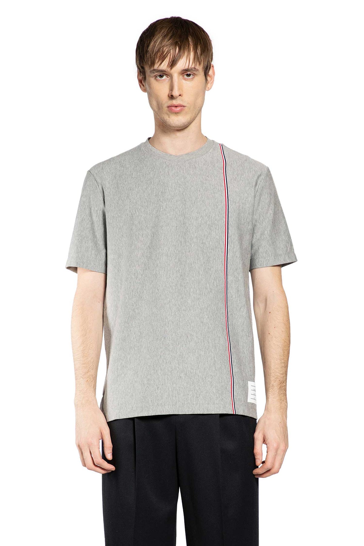 Thom Browne Short sleeve tee in med weight jersey w