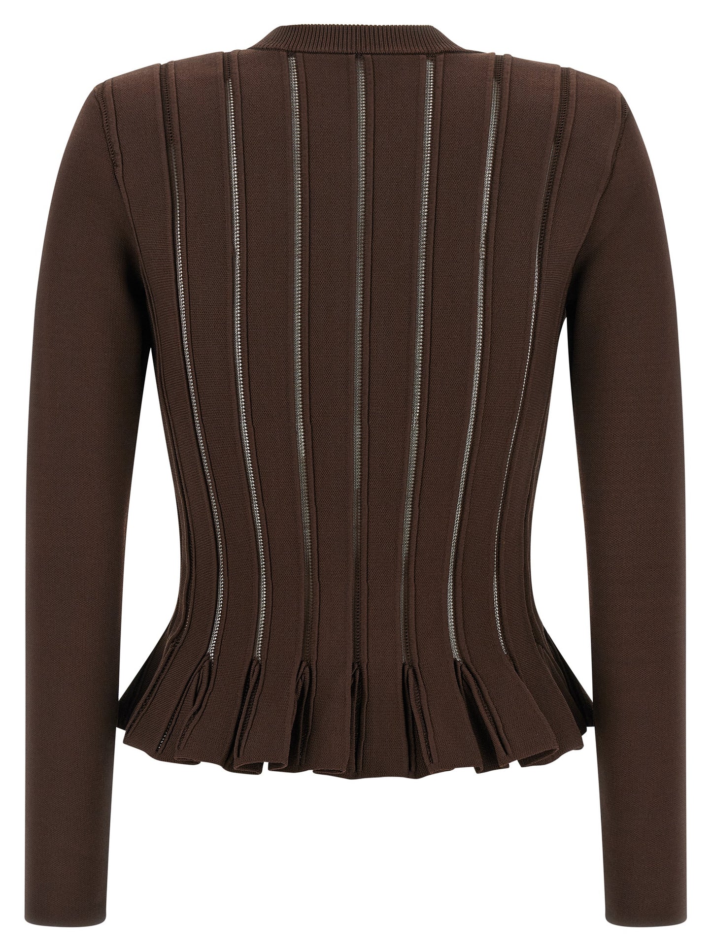 Cardigan trama à jour Sweater, cardigans