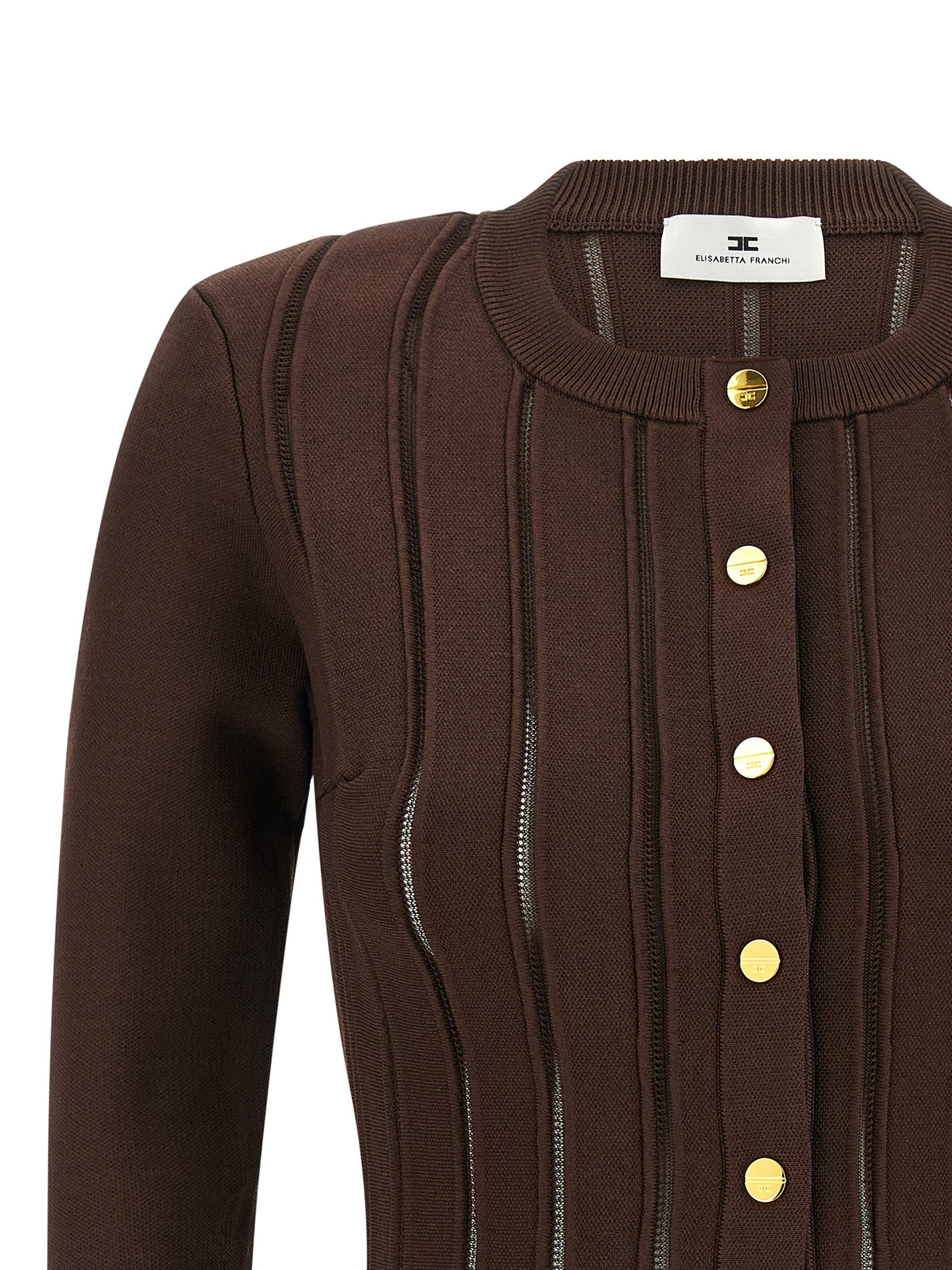 Cardigan trama à jour Sweater, cardigans