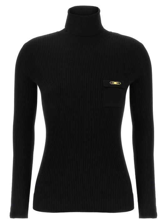 Ribbed turtleneck sweater Sweater, cardigans