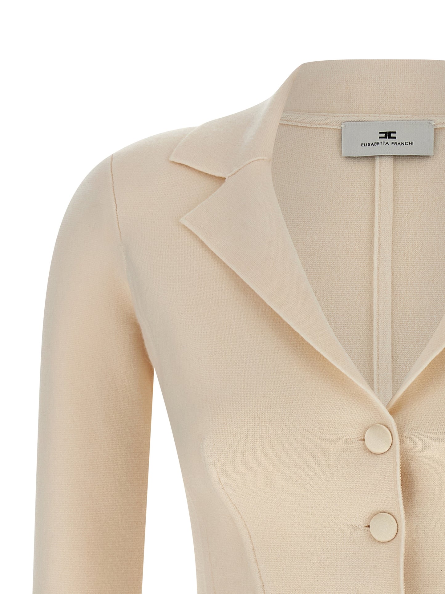 Fabric-stitch wool blazer Blazer, suits